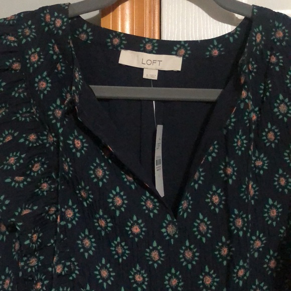 Loft Printed Sleeveless Dress - Picture 3 of 4